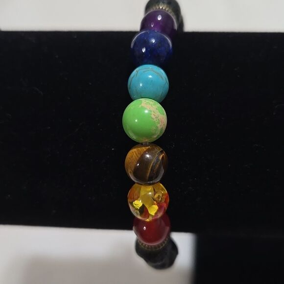 Essential Oil Lava Stone Bracelet - Picture 4 of 4